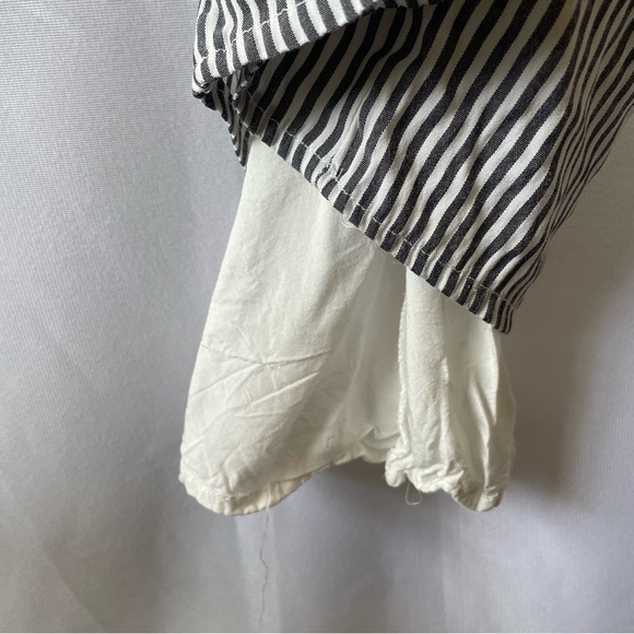 Carly Jean Los Angeles CJLA Grey Striped Brighton Jumpsuit Small - Picture 9 of 15